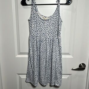 Floral Blue Summer Dress